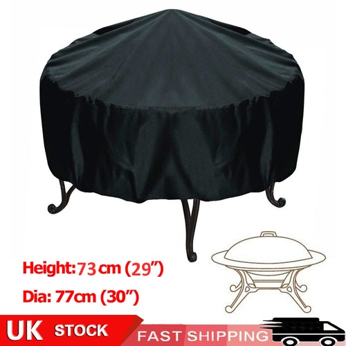Patio round fire pit cover - pit,