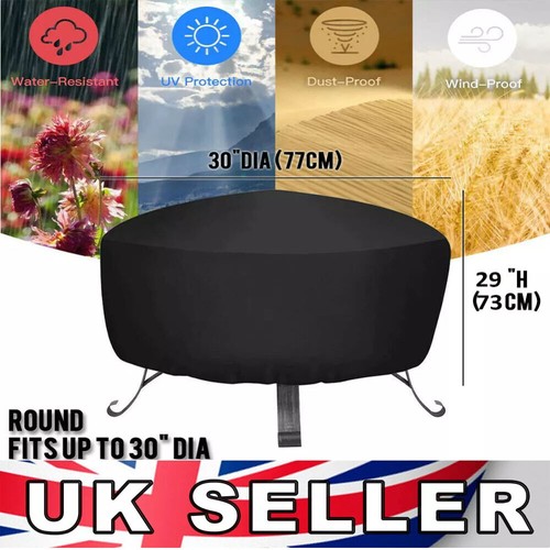 Waterproof fire pit cover - fire,