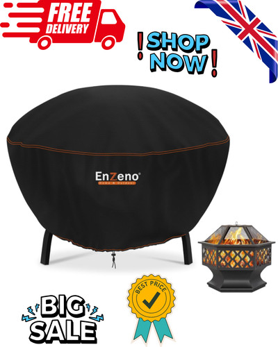 Enzeno fire pit cover - enzeno, cover,round