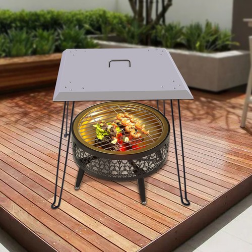 Portable square fire pit heat - portable,